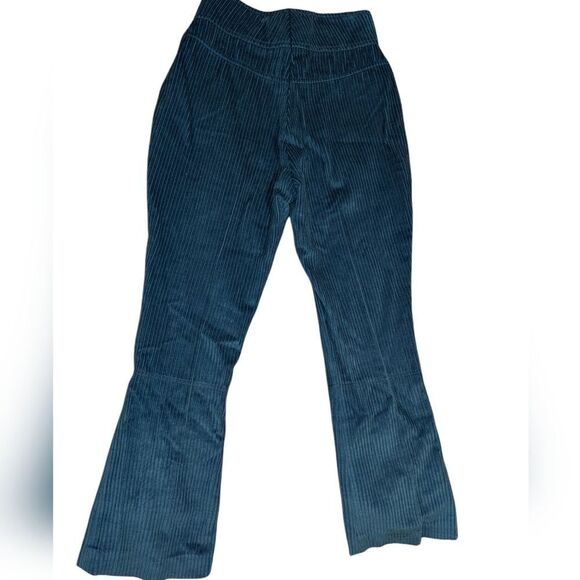 Vintage women's blue corduroy winter ski stirrup‎ pants - Picture 3 of 8